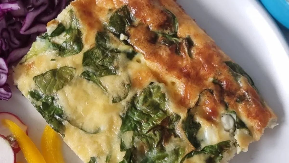 High Protein Cottage Cheese Egg Bake.