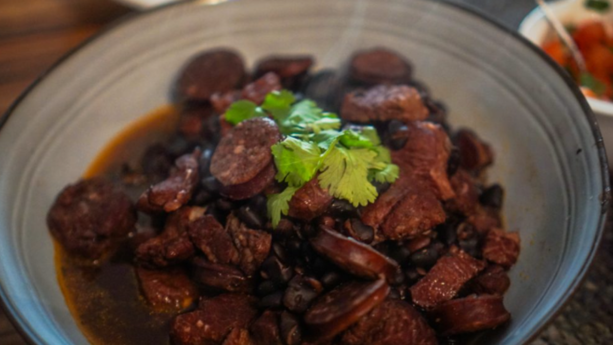 Instant Pot Feijoada (Brazilian Black Bean Stew).