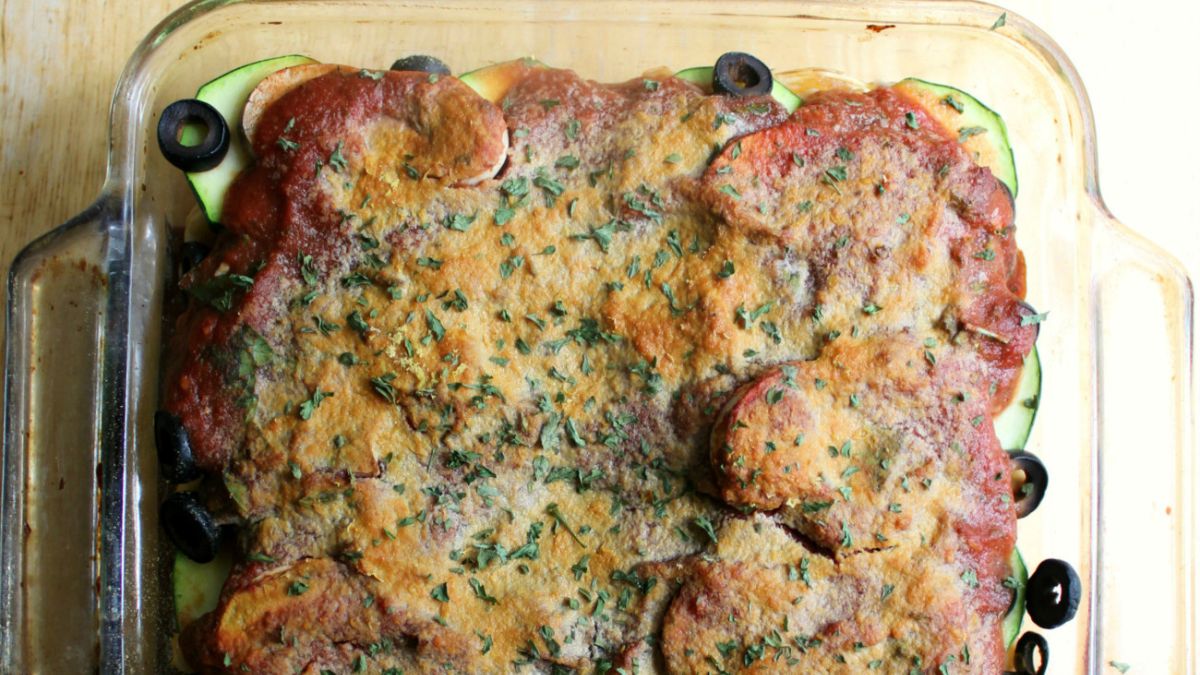 Italian Chickpea Casserole.
