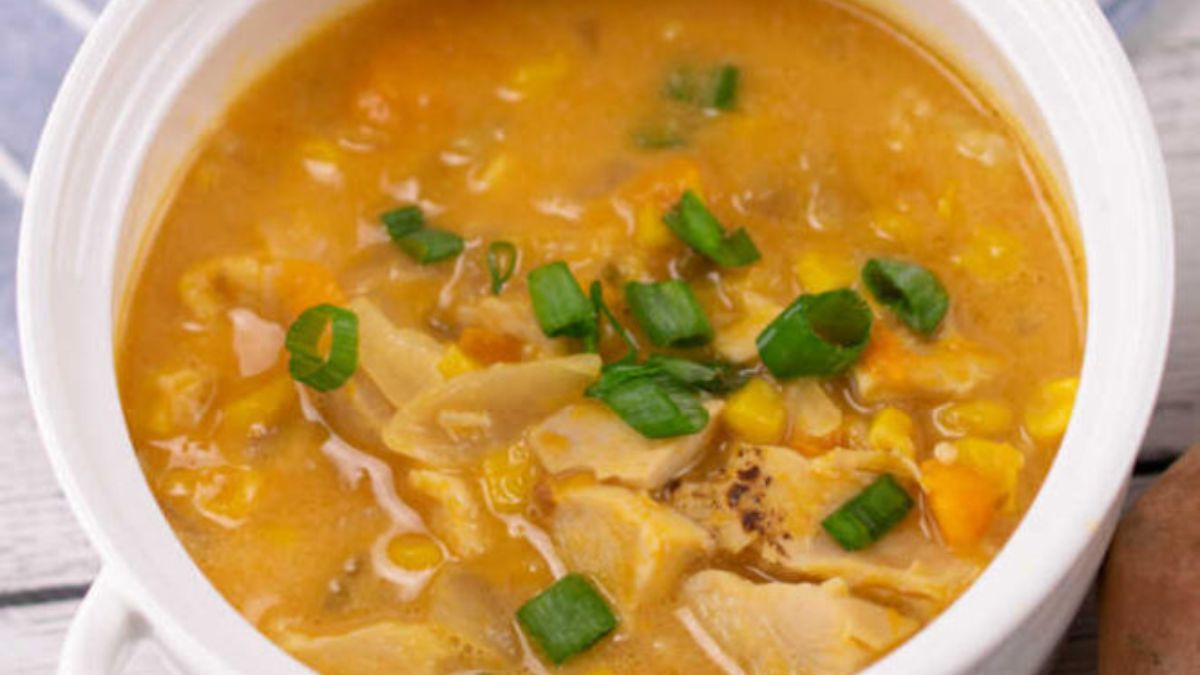 Jalepeno Sweet Potato Soup [with Video].