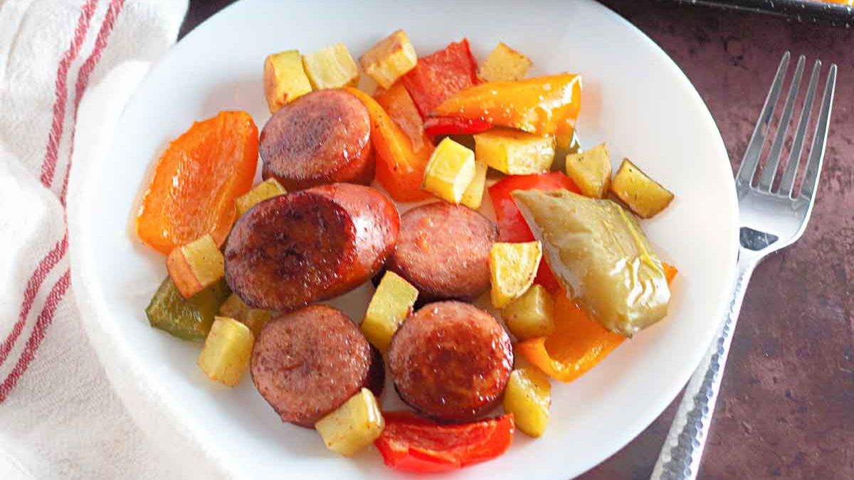 Kielbasa Sheet Pan Dinner Recipe.