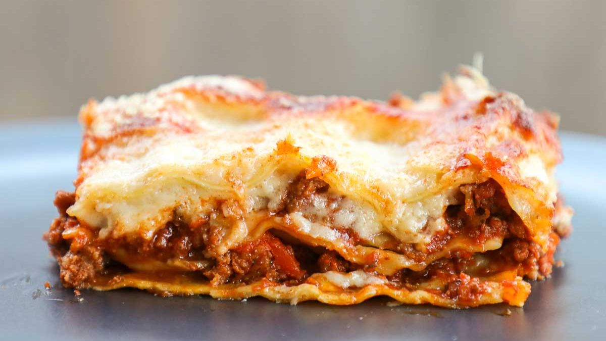 Lasagna without Ricotta.