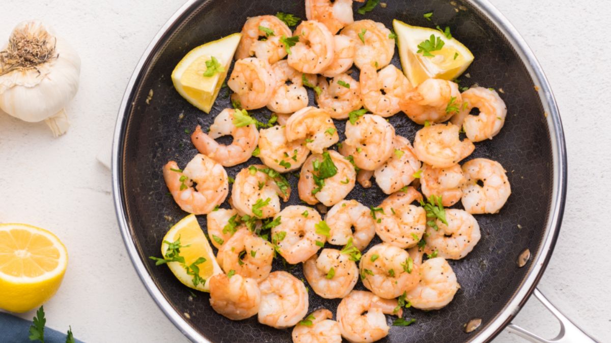 Lemon Garlic Shrimp.