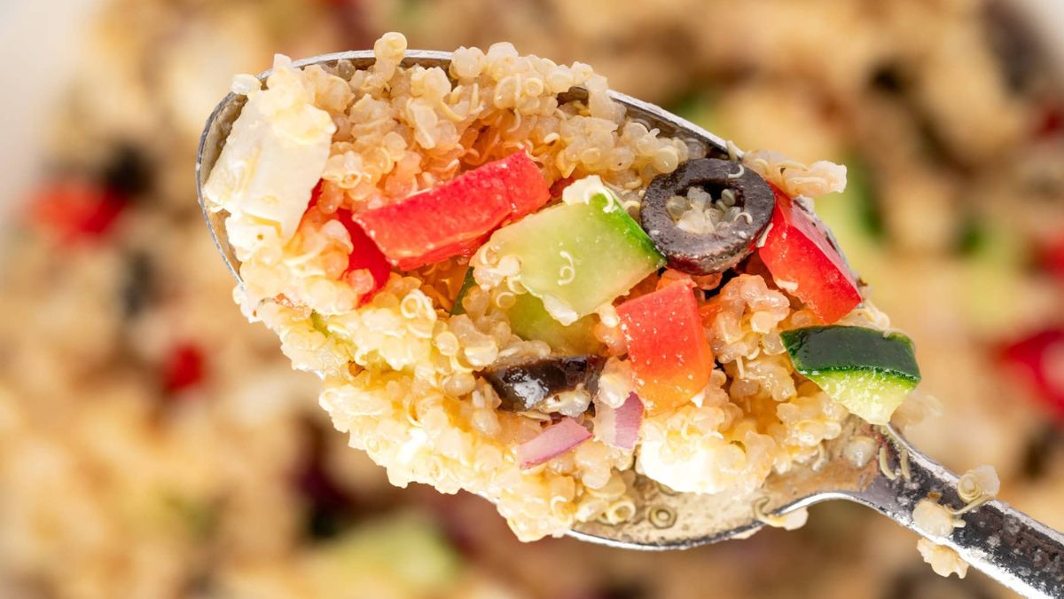 Mediterranean Quinoa Salad.