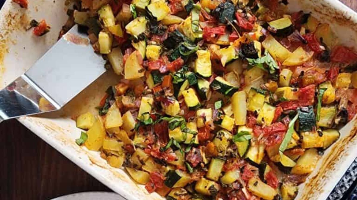Mediterranean Spaghetti Squash Bake.