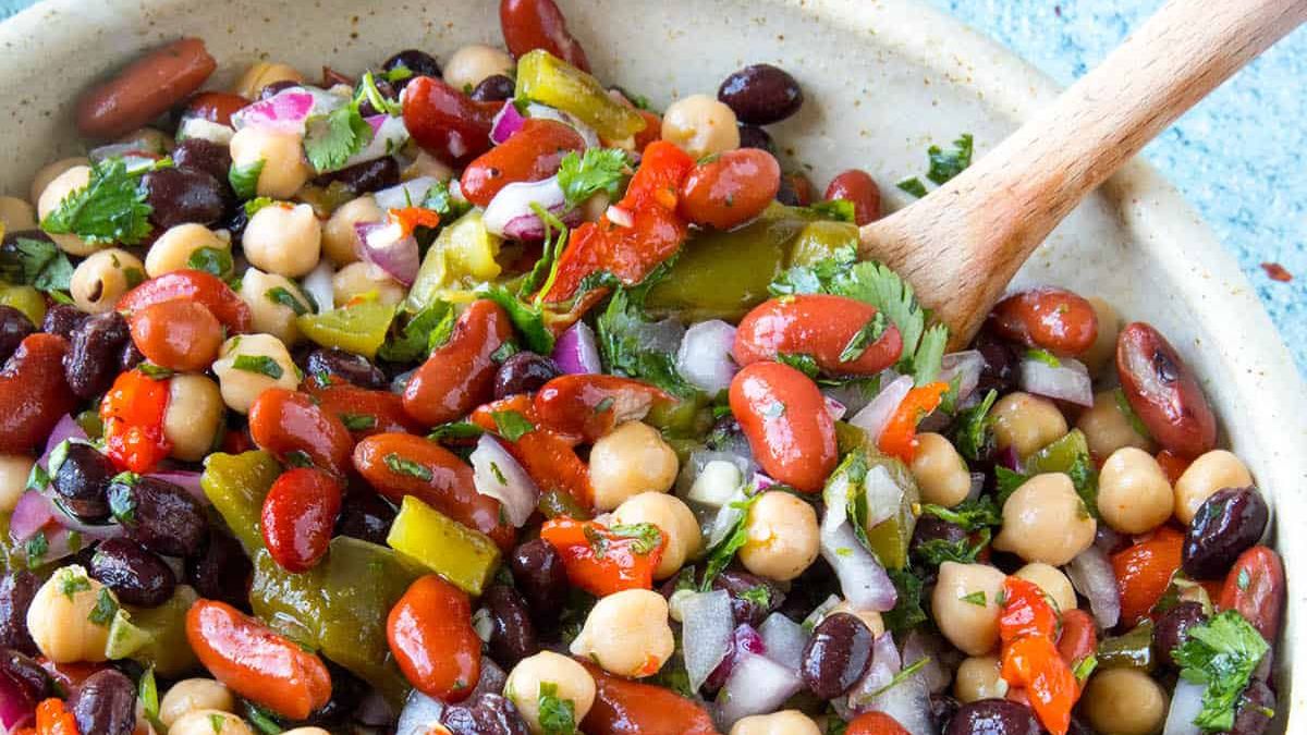 Mike's Zesty Three Bean Salad.