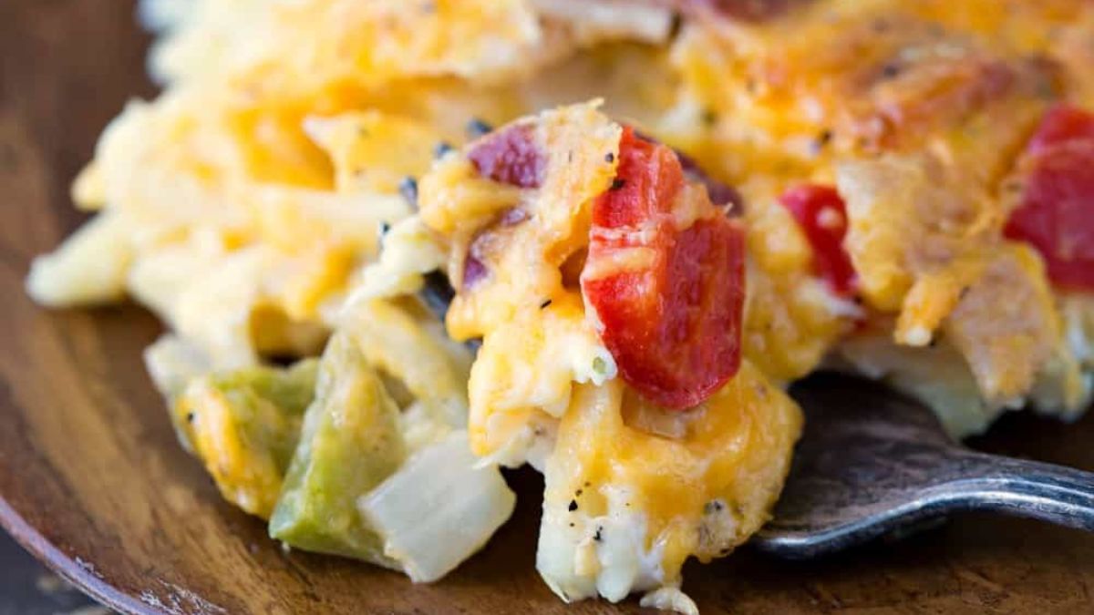 Overnight Hash Brown Casserole.