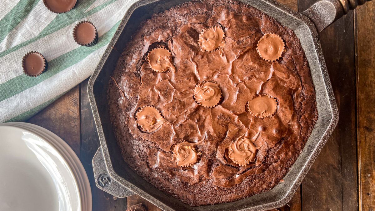 Peanut Butter Brownies.