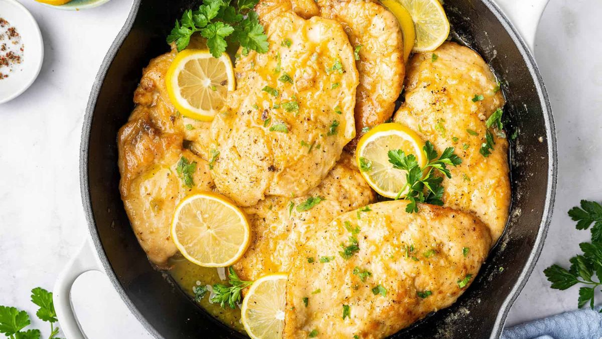 Pollo al Limone (Italian Lemon Chicken).
