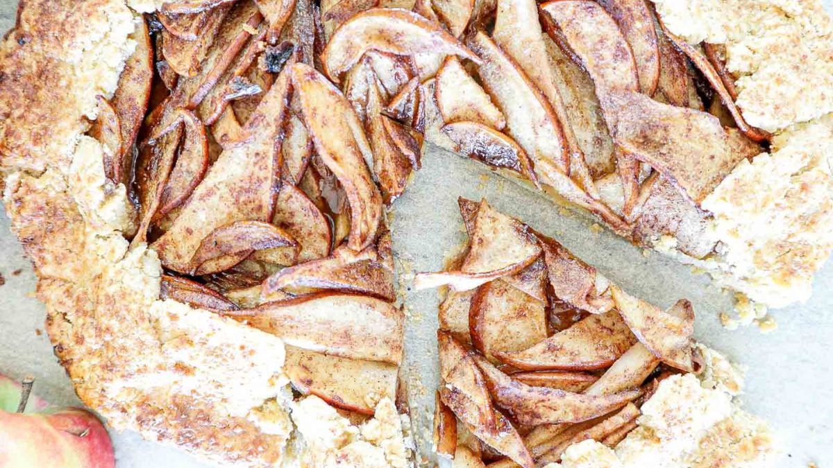 Rustic Pear And Apple Galette Recipe.