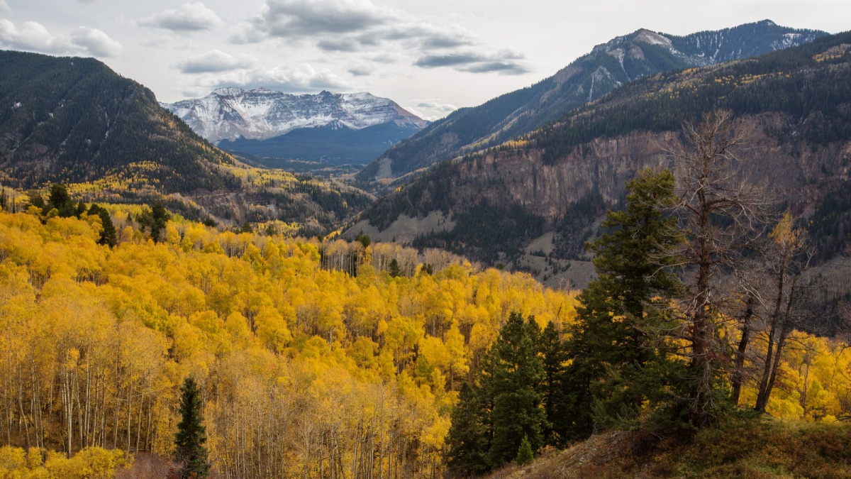 Amazing landscapes of San Juan national forest in Colorado, USA.