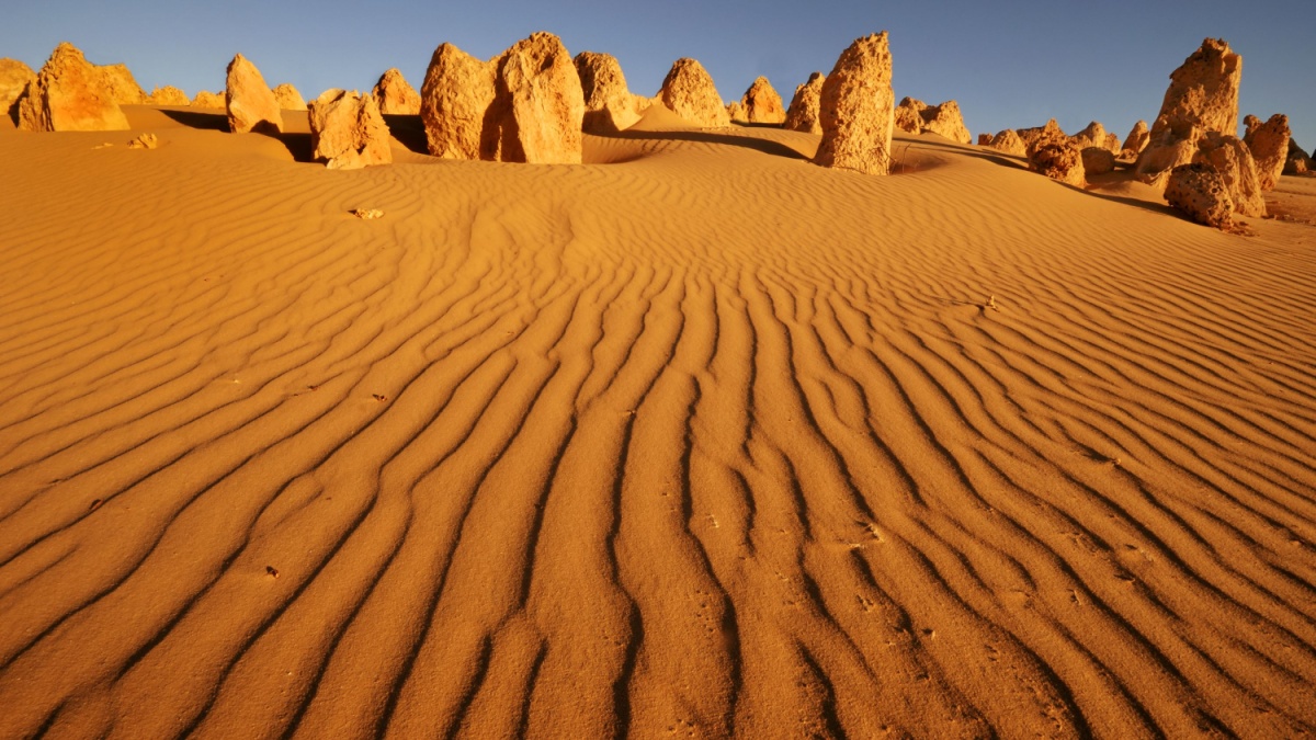 Pinnacles desert in Western Australia.