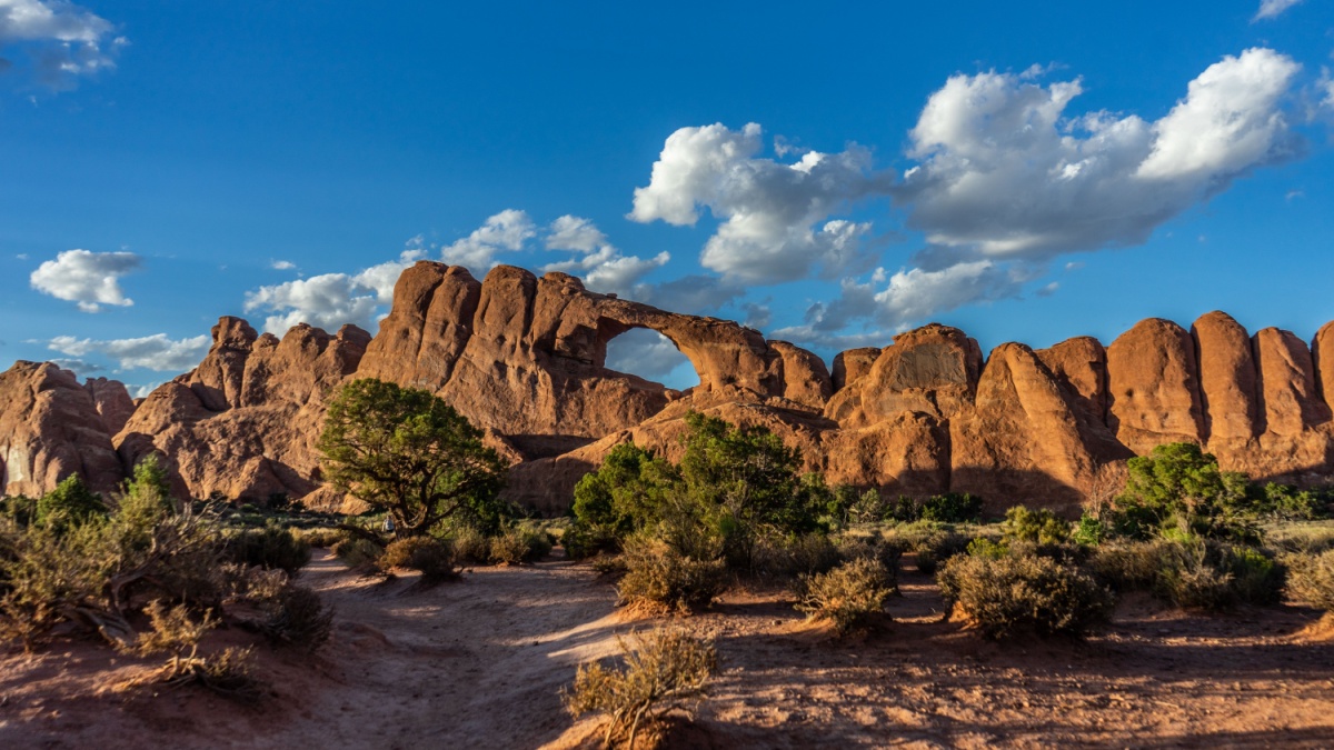 Devil's Garden Trailhead in Arches National Park, Utah.