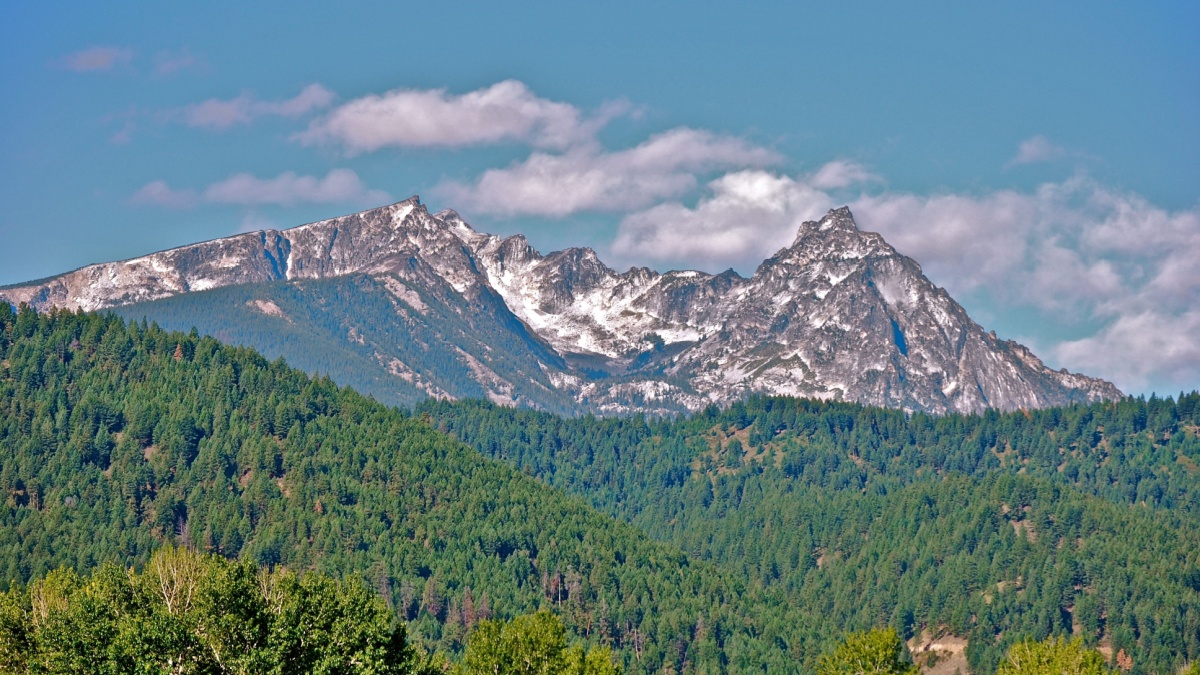 Trapper Peak Bitterroot Mountains Montana.