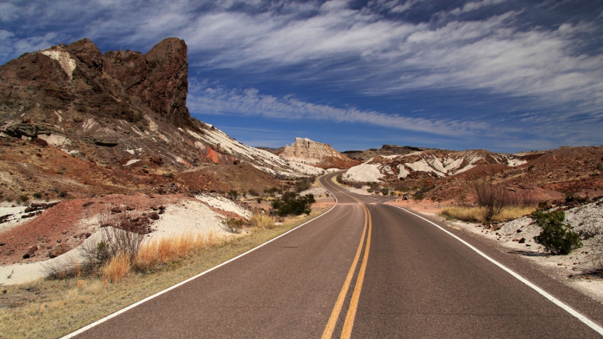 Ross Maxwell Scenic Drive, Big Bend National Park, Texas.