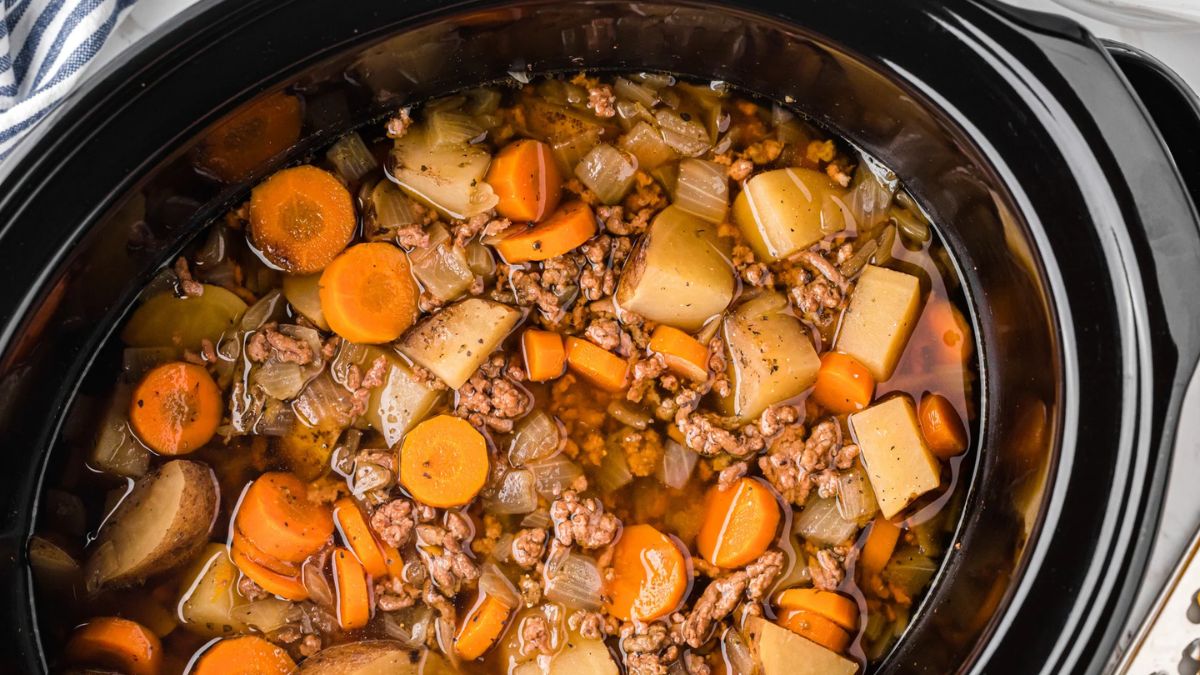 Slow Cooker Hobo Soup.