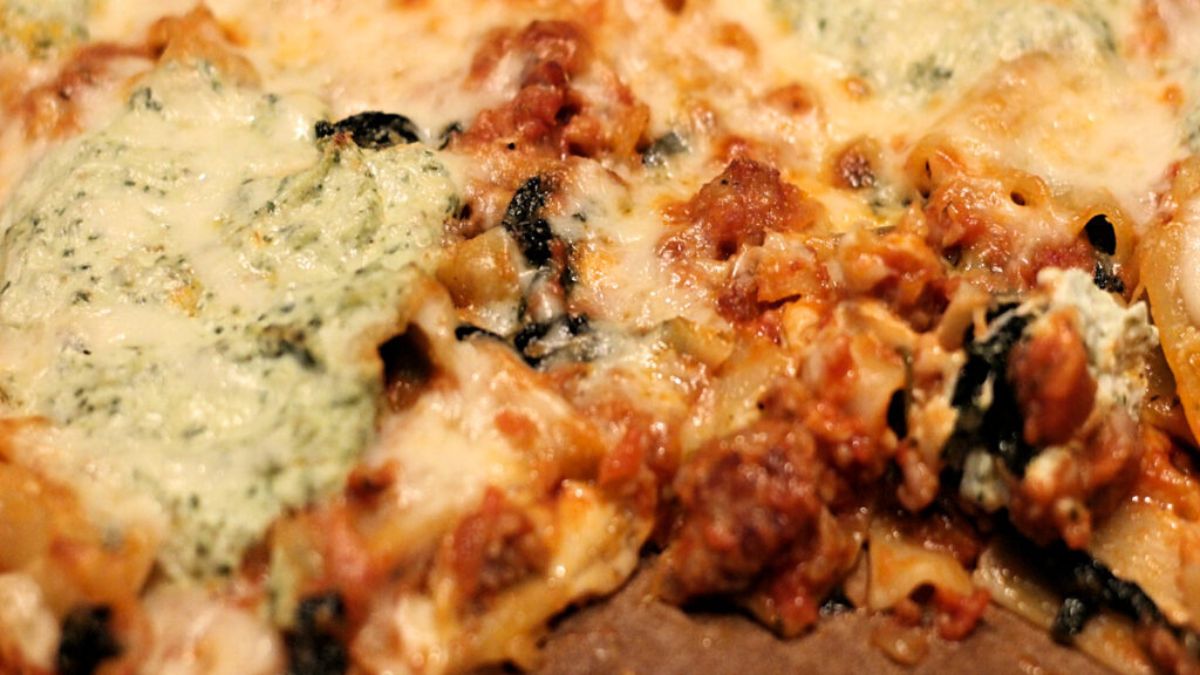 Small Batch Sheet Pan Lasagna.