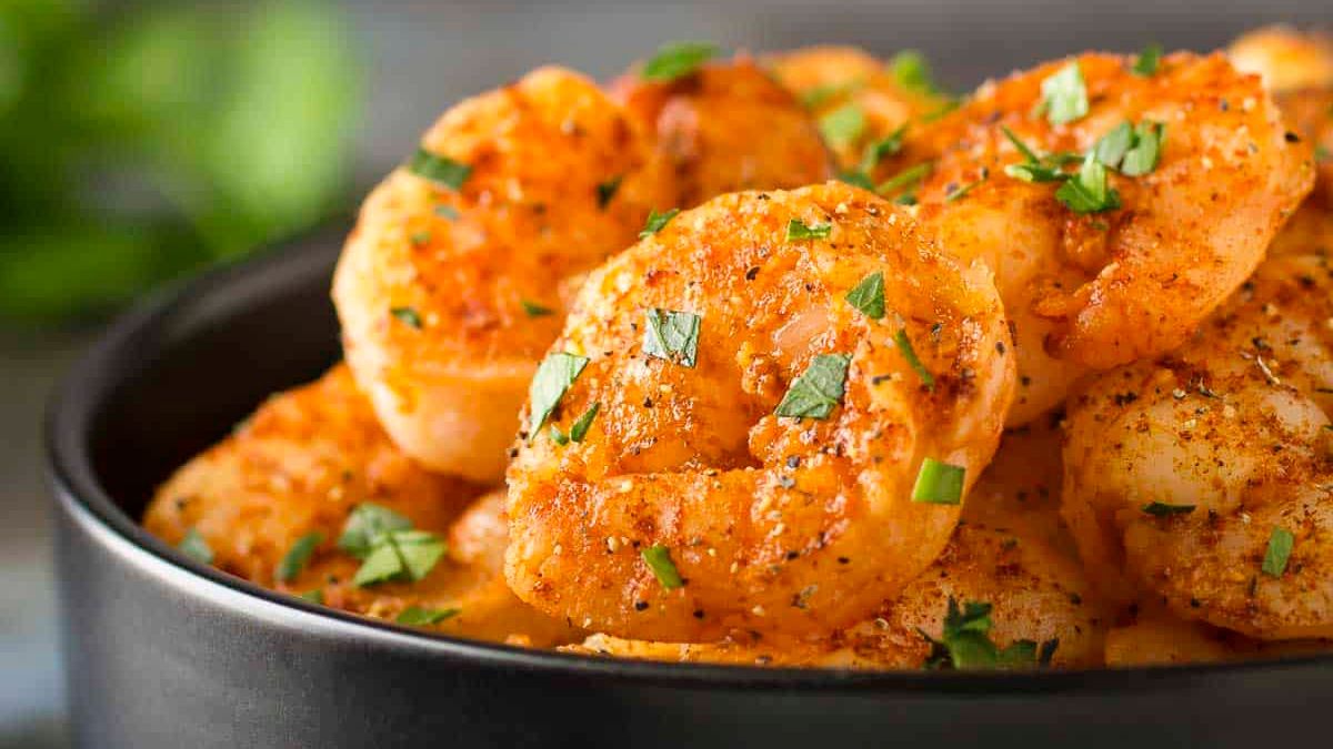 Sweet and Spicy Skillet Shrimp.