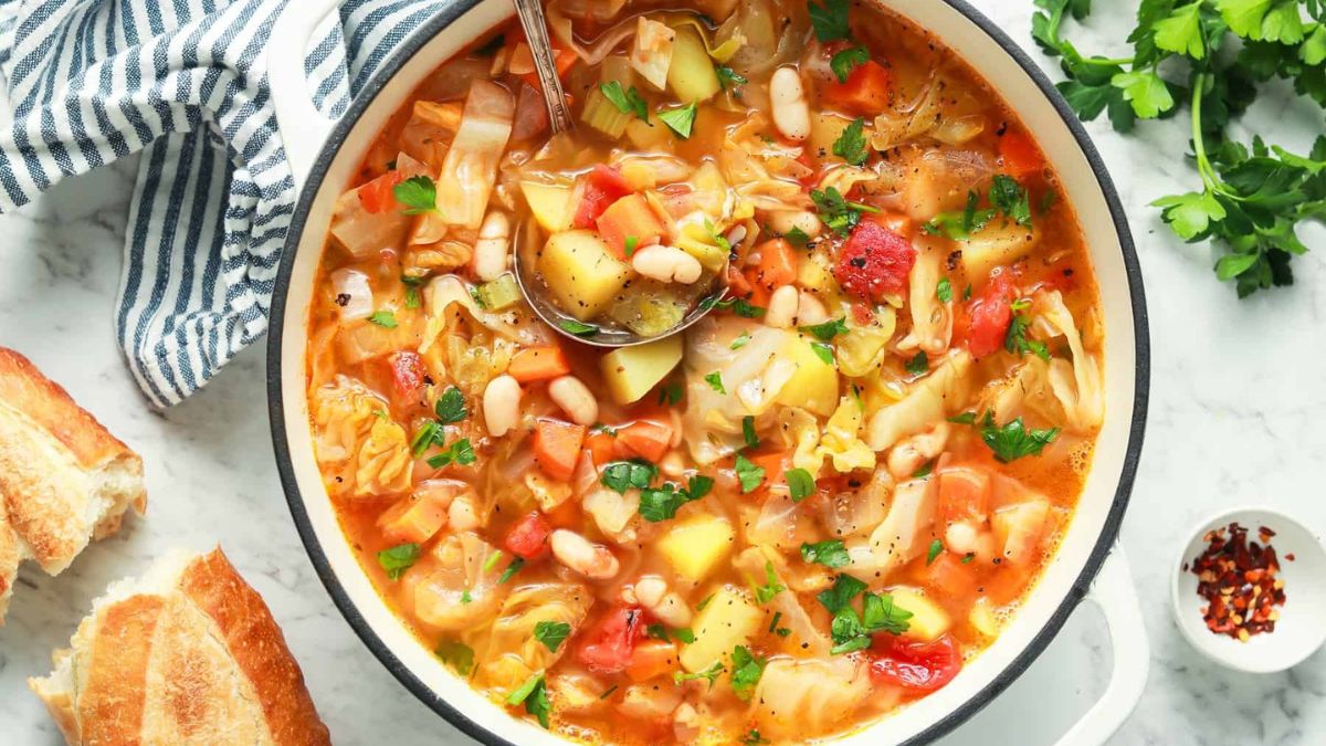 Vegan Cabbage Soup.
