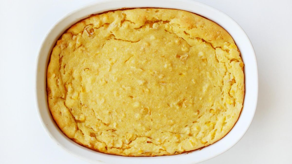 Vegan Corn Casserole (Gluten-Free).