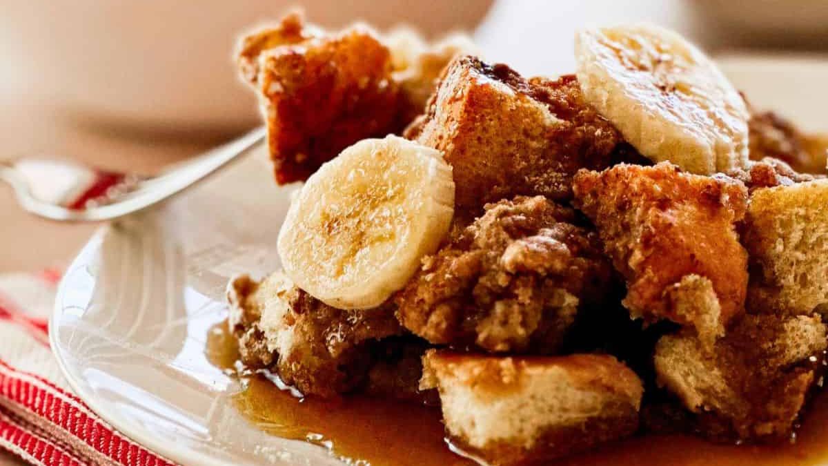 Vegan French Toast Casserole.