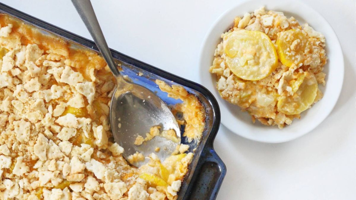 Vegan Southern Squash Casserole (Gluten-Free, Allergy-Free).