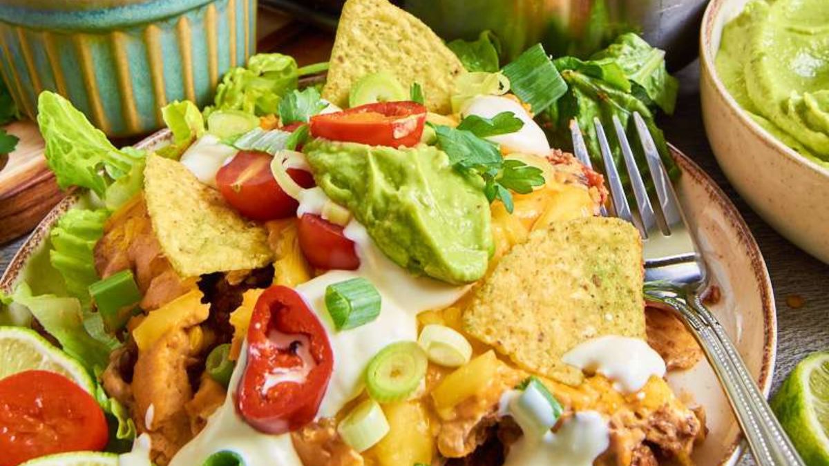 Vegan Taco Casserole.