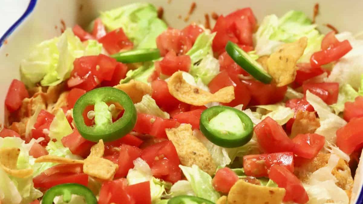 Walking Taco Casserole Recipe.