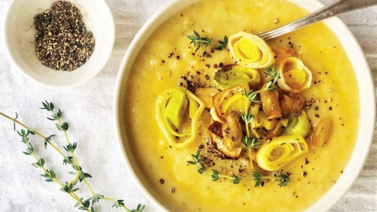 White Bean Soup with Leek & Potato.