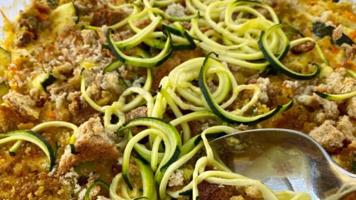 Zucchini Stuffing Casserole.