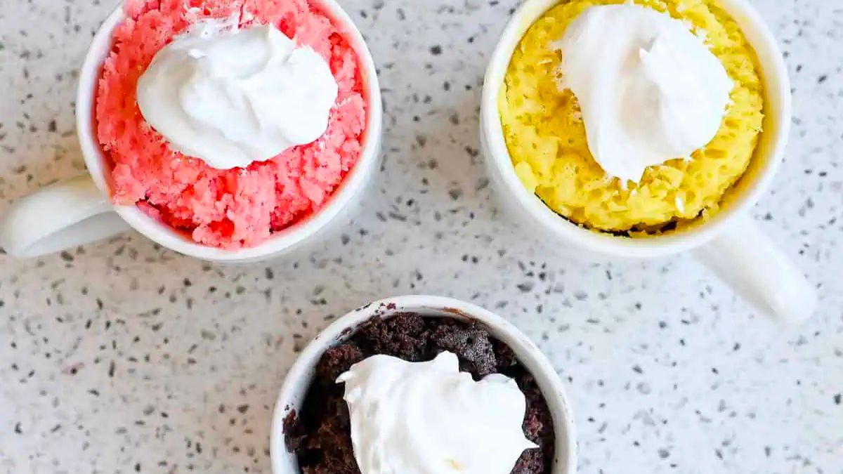 3 Ingredient Mug Cake (Any Flavor!).