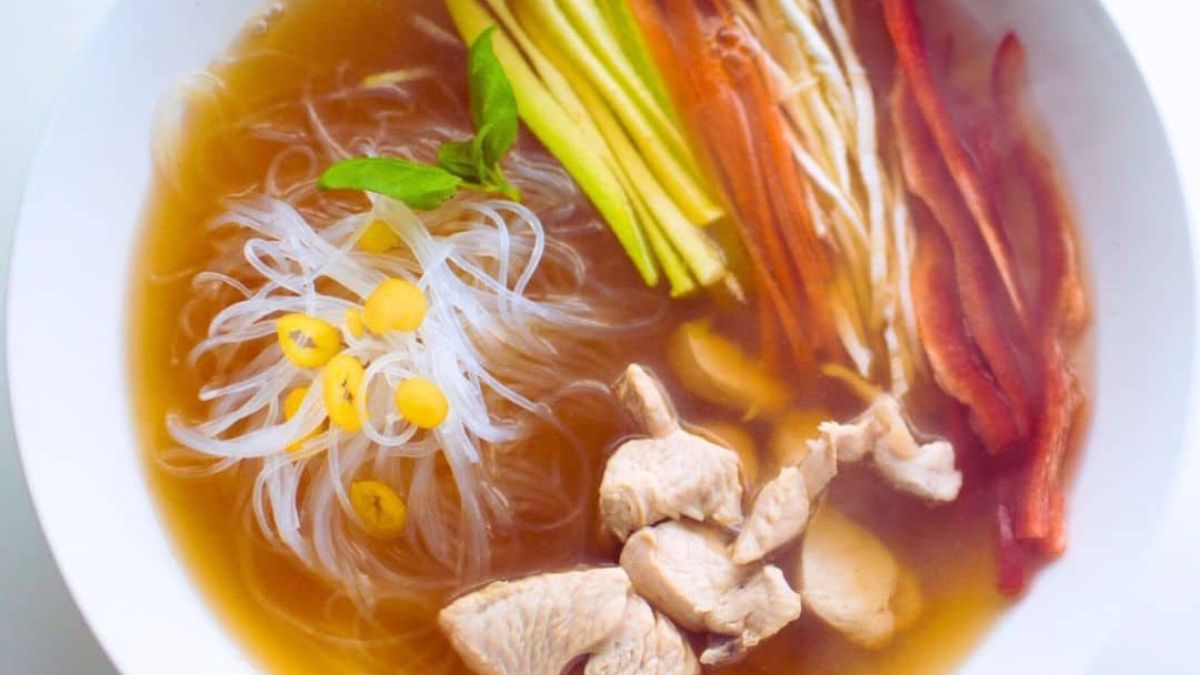 Asian Chicken & Lime Soup.