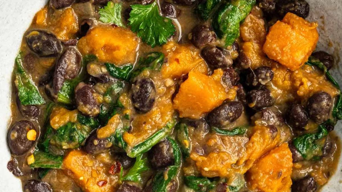 Black Bean and Sweet Potato Stew.