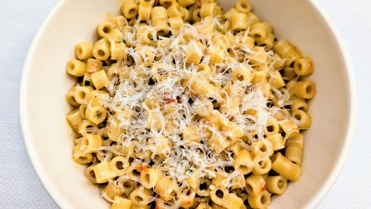 Calabrian Chili Butter Ditalini Pasta (One-Pan Recipe).
