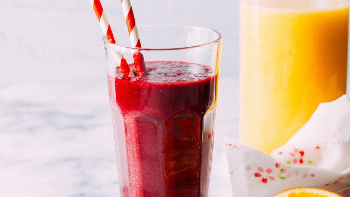 Cherry-Berry Beet Smoothie.