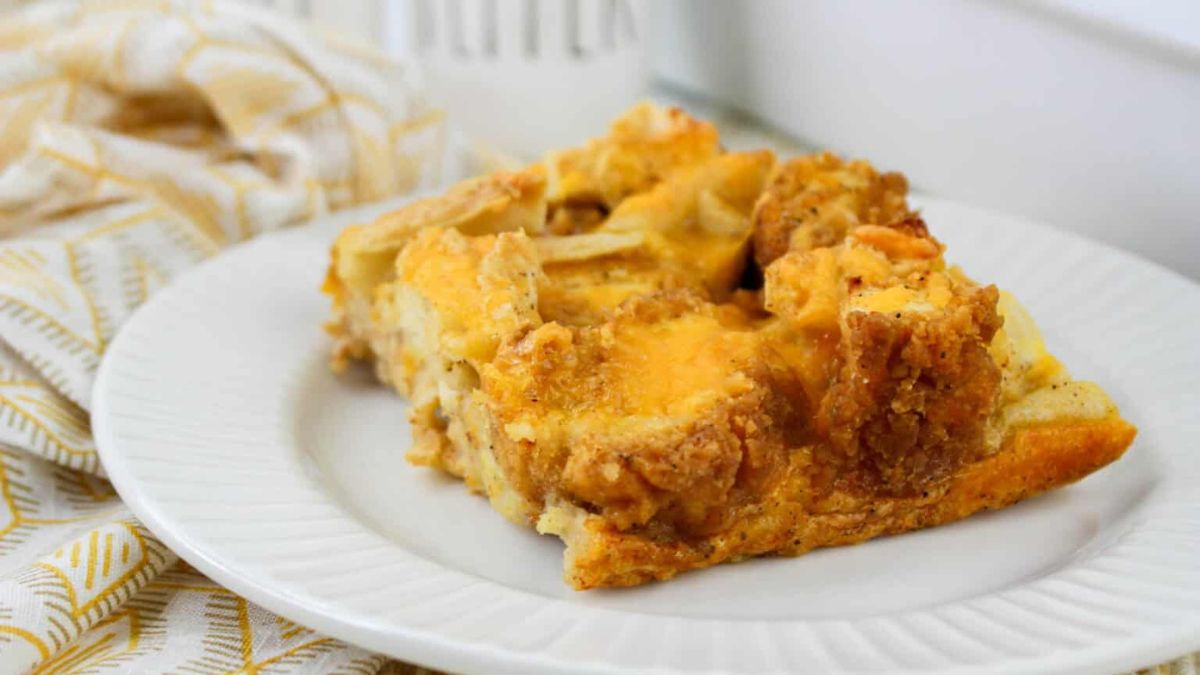 Chicken And Waffles Casserole Recipe: A Sweet And Savory Comfort Meal.