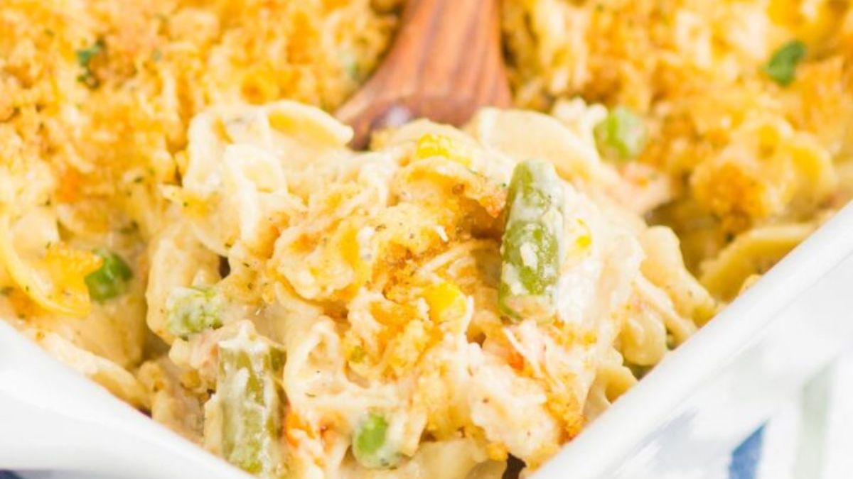 Chicken and Noodle Casserole.
