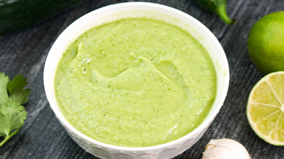 Cold Cucumber Avocado Soup.
