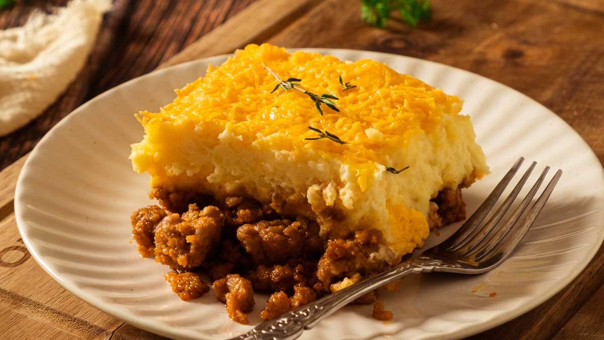 Cowboy Meatloaf and Potato Casserole.