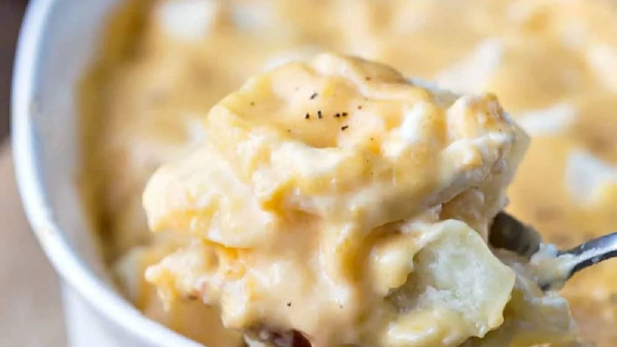 Cream Cheese Scalloped Potatoes.