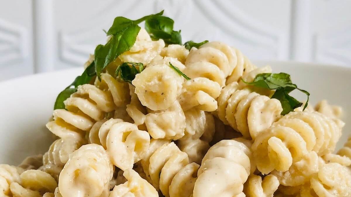 Creamy Tahini Pasta.