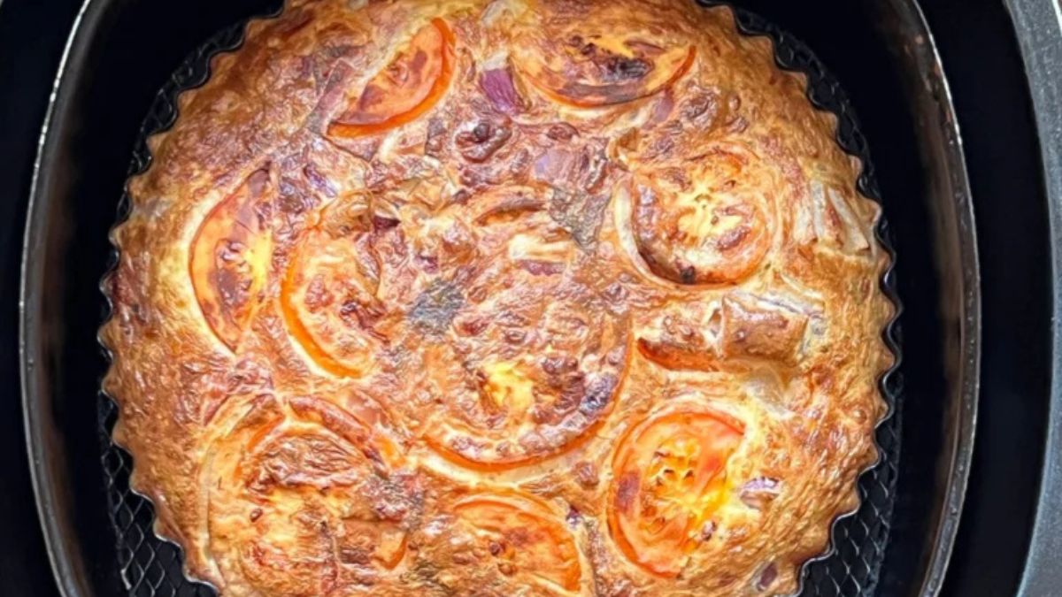 Crustless Quiche In Air Fryer.