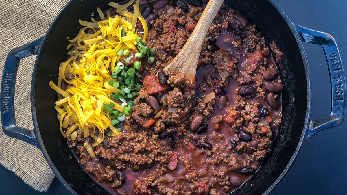Dutch Oven Awesome Chili.