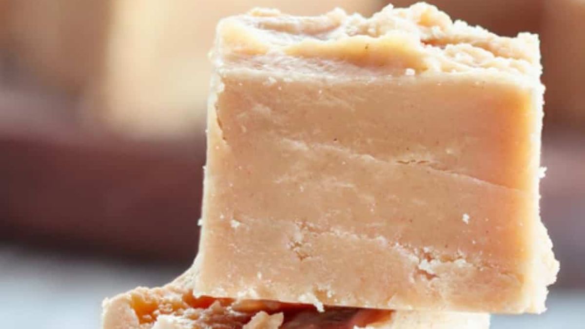 Easy Peanut Butter Fudge with Marshmallow Cream.