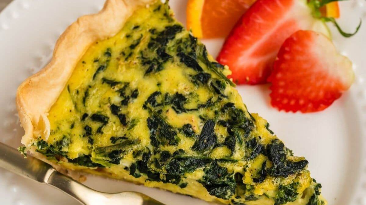 Easy Recipe for Spinach Quiche.