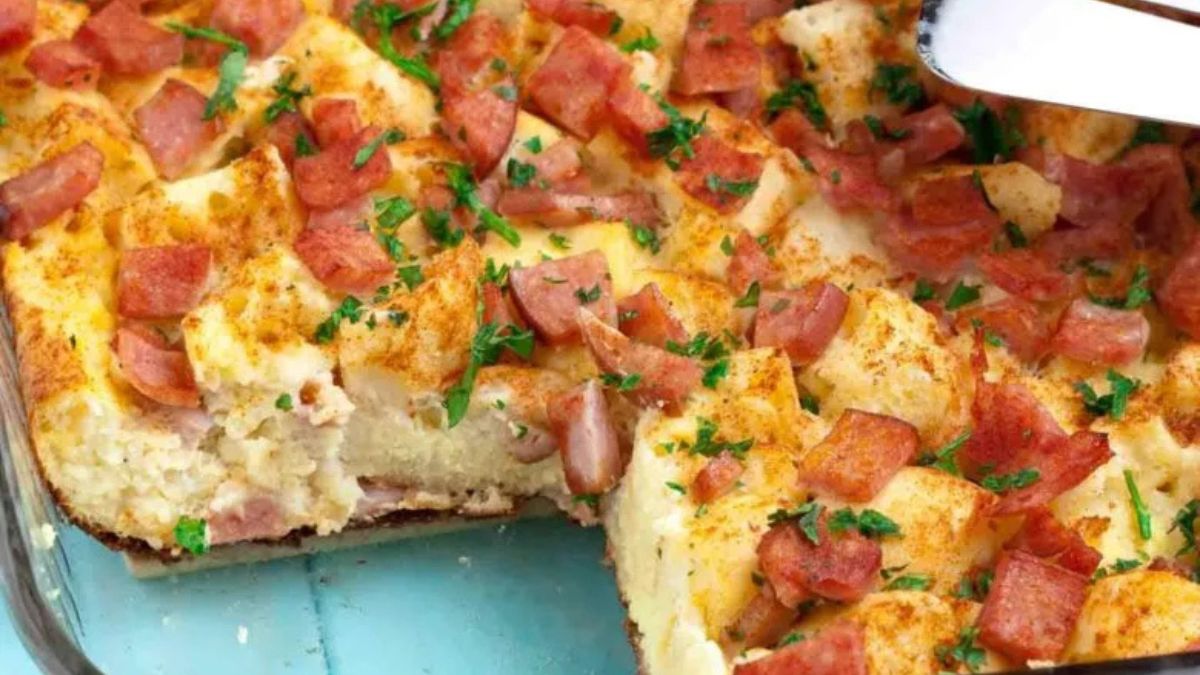 Eggs Benedict Casserole.