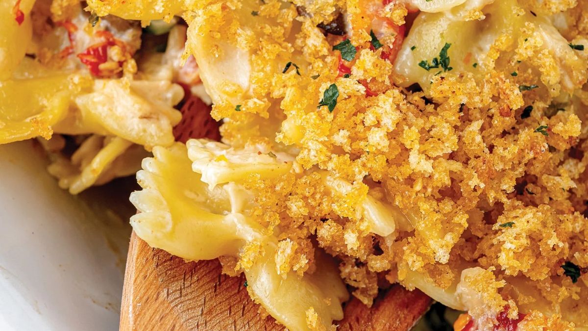 Fancy Tuna Noodle Casserole.