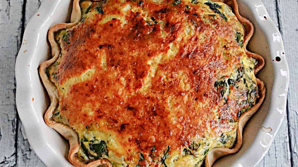 Farm Fresh Vegetable Quiche,