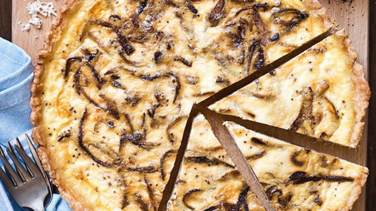 French Onion Quiche.