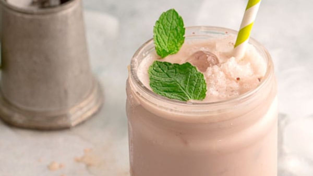 Frozen hot chocolate.